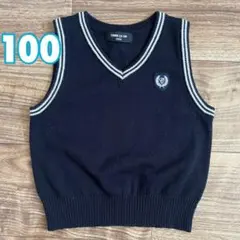 《古着・used》COMME CA ISM キッズ ベスト 100cm ブラック