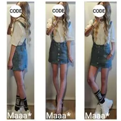 コーデ売り　2点セット　ギャルコーデ　カジュアル　GU