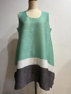 me by ISSEY MIYAKE ノースリーブ チュニック グリーン系 2026年最新】me by ISSEY MIYAKE カラー：グリーン系 レディース