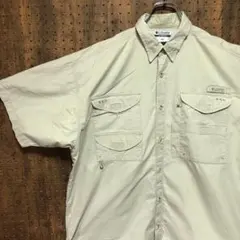t*.様 コロンビア　ワークシャツ　PFG L 茶色　SMA488