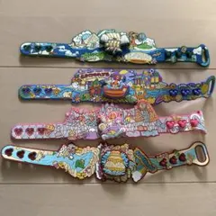 【4つセット】　ディズニー　カラフルバンド　ディズニーランド　ディズニーシー