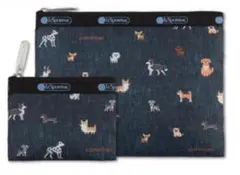 BAILA バイラ 4月号 付録　レスポートサック　ワンコ柄ポーチセット