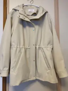 any SiS 撥水・UVカット・洗える フーデットハーフ コート