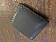 paul smith ポールスミス ブラックレザー二つ折り財布