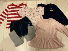 キッズ服セット（Leeデニムスカート付き）