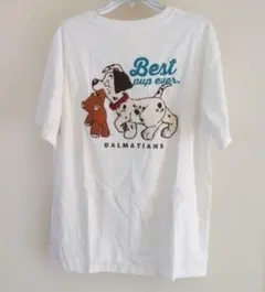 ディズニー　101匹わんちゃん　Tシャツ　サガラ刺繍