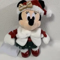 【新品】ディズニー クリスマス ミニー ぬいぐるみバッジ ぬいば 2025