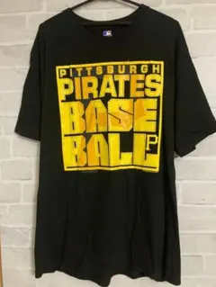MLB ピッツバーグ・パイレーツ ベースボールTシャツ ブラック XLサイズ
