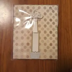 ドット模様の骨壷カバー