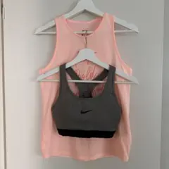 NIKE ナイキ タンクトップ＆スポーツブラセット ヨガ ダンス フィットネス