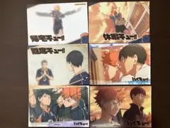 ハイキュー　アニメ　イラストカード　セット　特典　非売品　日向　影山　烏野