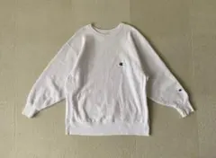 Champion リバースウィーブ スウェット 白 XL 美品