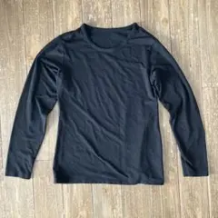 GU ブラック 長袖 STYLE-HEAT Lサイズ