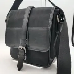 BURBERRY　バーバリー　ショルダーバッグ　シャドーチェック　黒