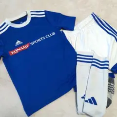 コナミ　KONAMI　サッカー　ユニフォーム　adidas　140cm