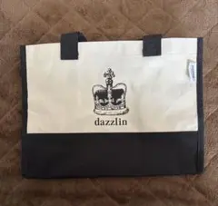 dazzlin ロゴ トートバッグ アイボリー/ブラックのサムネイル