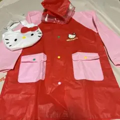 キッズ　HELLO KITTY レインコート　110cm
