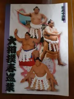 平成12年大相撲春巡業 パンフレット