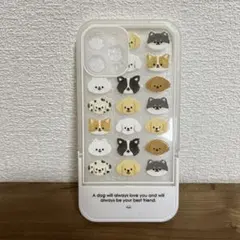 iPhone12ProMAX 犬スタンド付きiPhoneケース 犬 わんちゃん