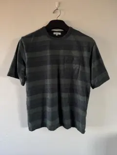 GLOBAL WORK ボーダー ポケットTシャツ Mサイズ
