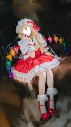 ニコル東方Project フランドール・スカーレット衣装 Mウィッグ 武器 ニコル様専用東方Project フランドール・スカーレット衣装 Mウィッグ