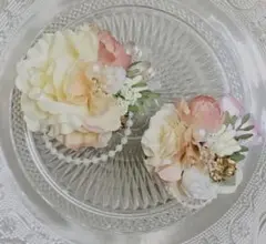 2 親子コサージュ　ブローチ 2way 入学式　卒業式　入園式 コサージュ