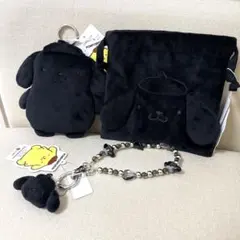 ローリーズファーム　ポムポムプリン 黒　3点セット　新品未使用