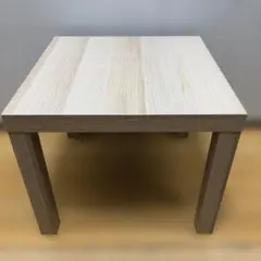 美品 IKEA LACK ラック ローテーブル 正方形 木目調 260126-1