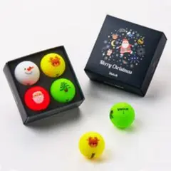 【新品】クリスマスデザイン Volvikゴルフボールセット【未使用】