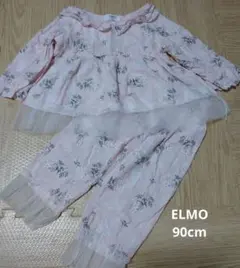 【数回のみの使用】エルモ パジャマ 90cm