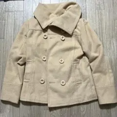 ベージュ ダブルブレストジャケット