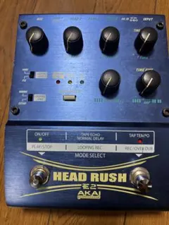 AKAI HEAD RUSH ギターエフェクター AKAI (アカイ) / HEADRUSH E2 レビュー | ギターエフェクターレビュー