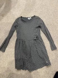 PETIT BATEAU 水玉模様 ワンピース 8歳用