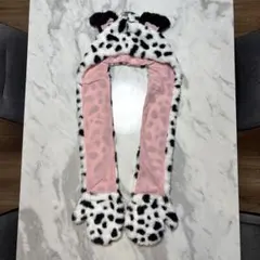 ディズニー　101匹わんちゃんファンキャップマフラー