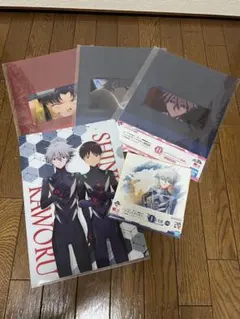 エヴァンゲリオン　クリアファイル等　5点まとめ売り　一番くじ