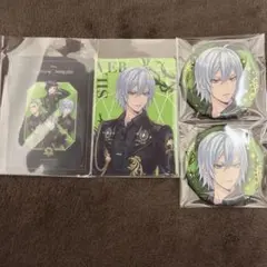 ツイステ シルバー 缶バッジ オーロラカード ブレイジングジュエル 松屋銀座