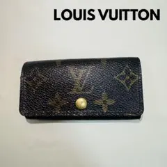 LOUISVUITTONキーケースモノグラム中古難あり