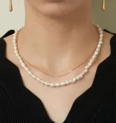 パールビーズデザイン ネックレス