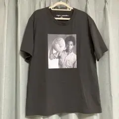 バスキア Tシャツ UT カーキ PEACE FOR ALL