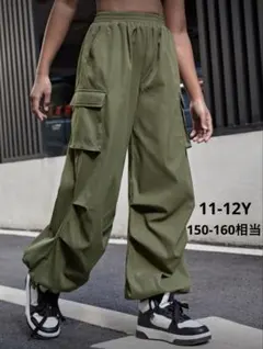 SHEIN ティーンガール カジュアル カーゴパンツ 11-12Y