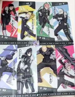 【 新品 全4種 コンプリート マグネット付き 】 怪獣8号 クリアファイル