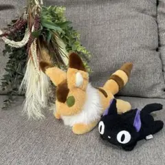 ジブリ　天空の城ラピュタ　テト　キツネリス　魔女の宅急便　ジジ　ぬいぐるみ