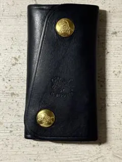 黒レザーキーケース 4連