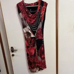 Desigual ノースリーブワンピース XL 多色
