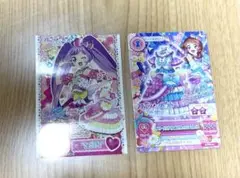 アイカツ プリパラ 入場者特典 大空あかり 真中らぁらアイカツカード プリチケ