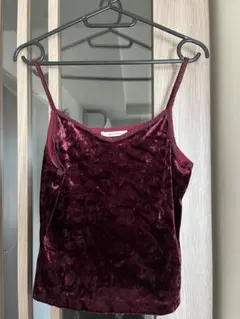 ベロアキャミソール