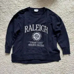 【CIAOPANIC TYPY】 RALEIGHトレーナー ネイビー　スウェット