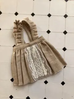 ♡ブライス　アウトフィット　ワンピース　エプロン　セット ネオブライス アウトフィット／ハンドメイド 綿麻エプロン - メルカリ