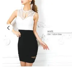 美品♡ ANGELR シアーレッグ バンデージ ミニドレス レース ドレス