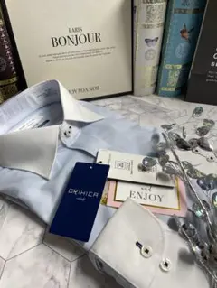 ORIHICA 水色 長袖シャツ 新品タグ付き